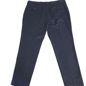 Brooks Brothers Milano Chino Pants Navy Blue Mens 42x32 Supina Cotton Blend